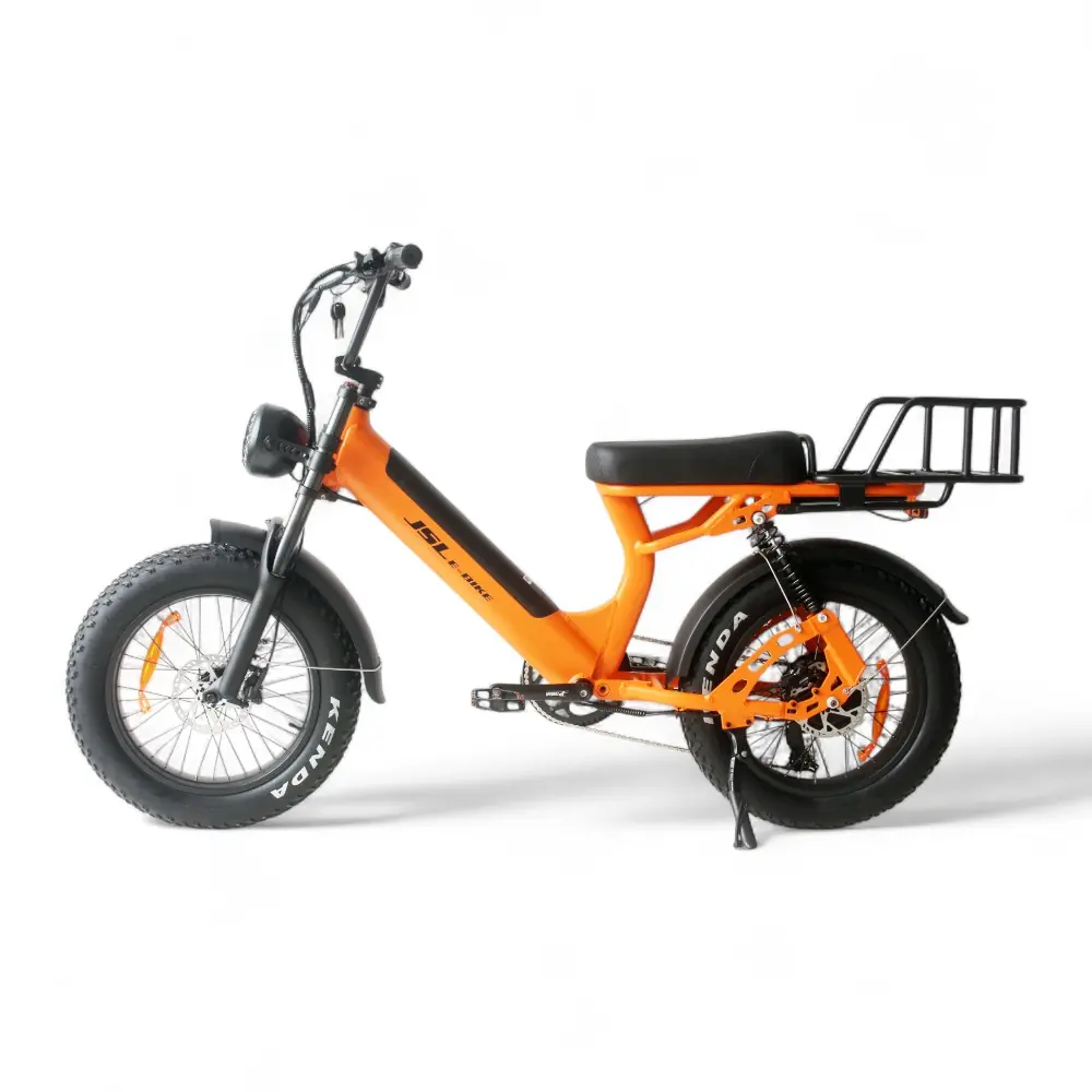 JSL039FS Fat Tire Electric Bike Side View