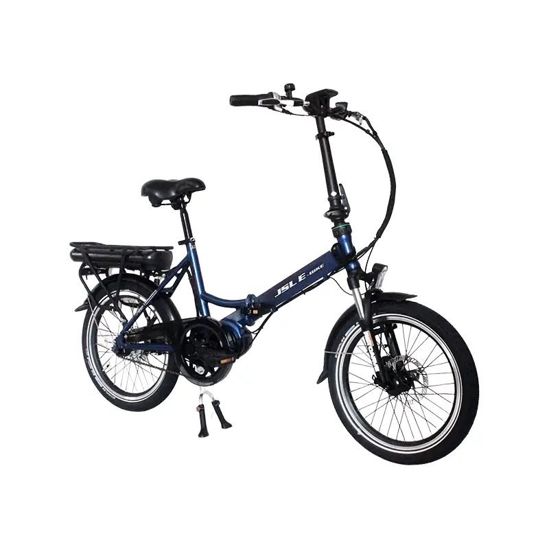 A standard European city e-bike with a mid-drive motor