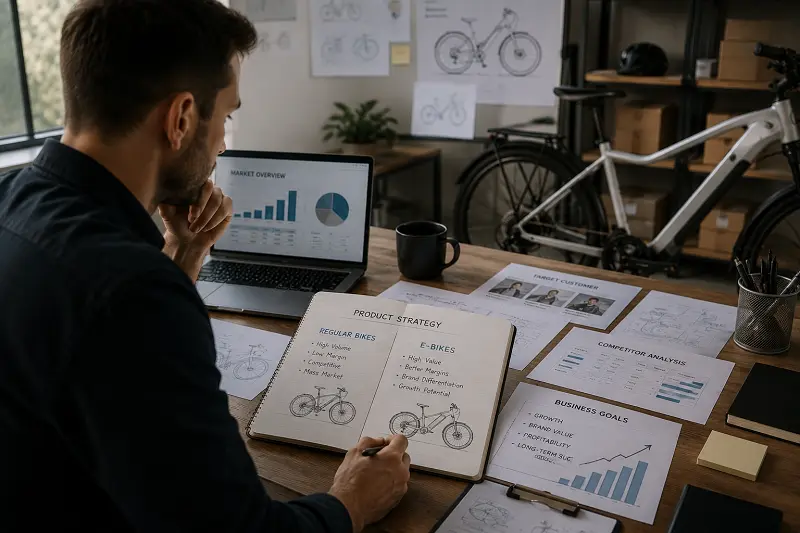 Business Owner Planning Their Product Line business owner planning their product line