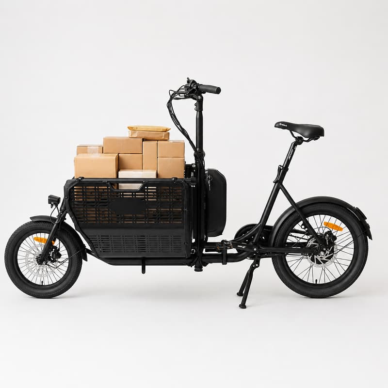 Cargo type and payload planning for a commercial cargo e-bike