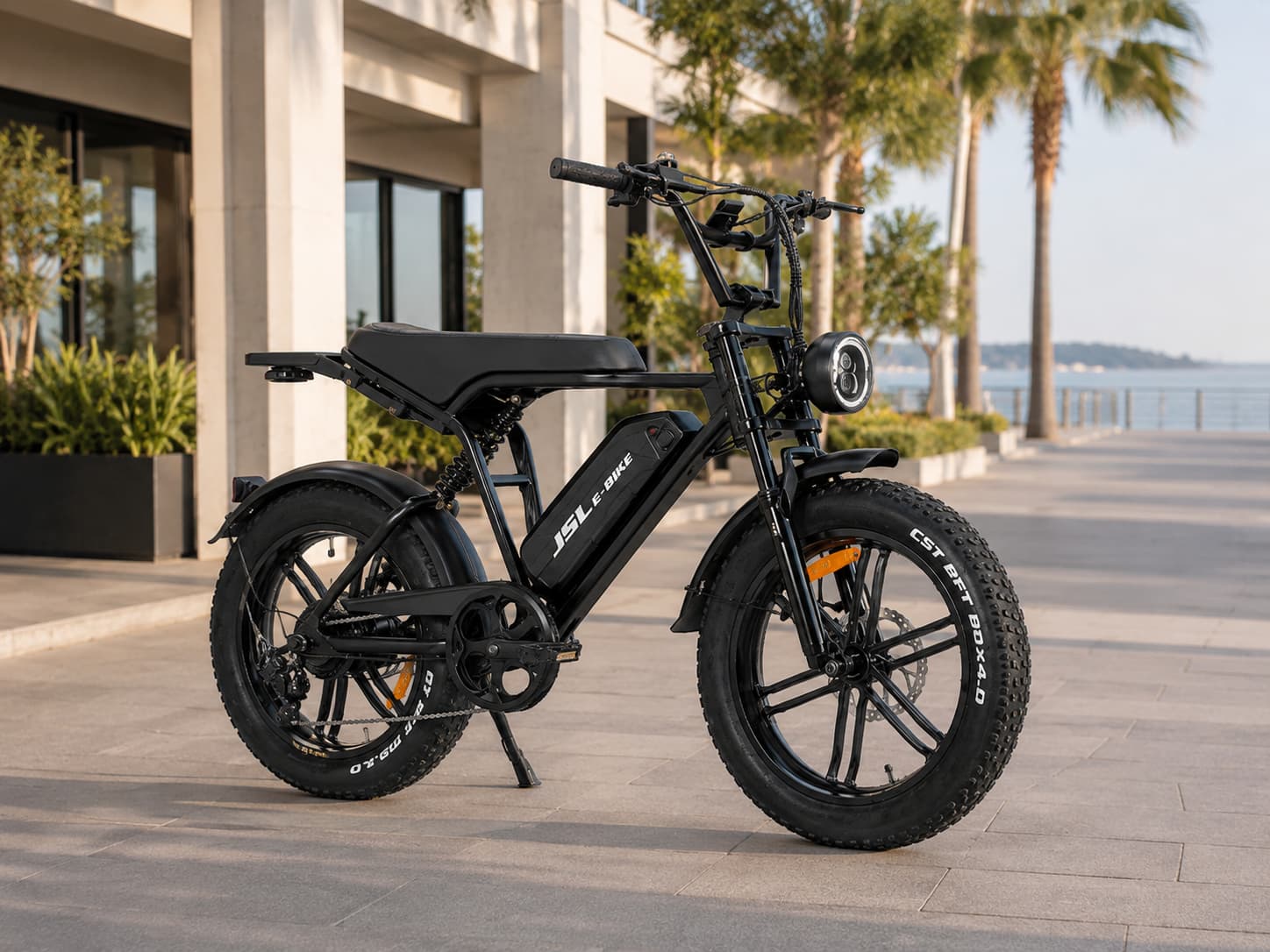 E7 full suspension fat tire electric bike