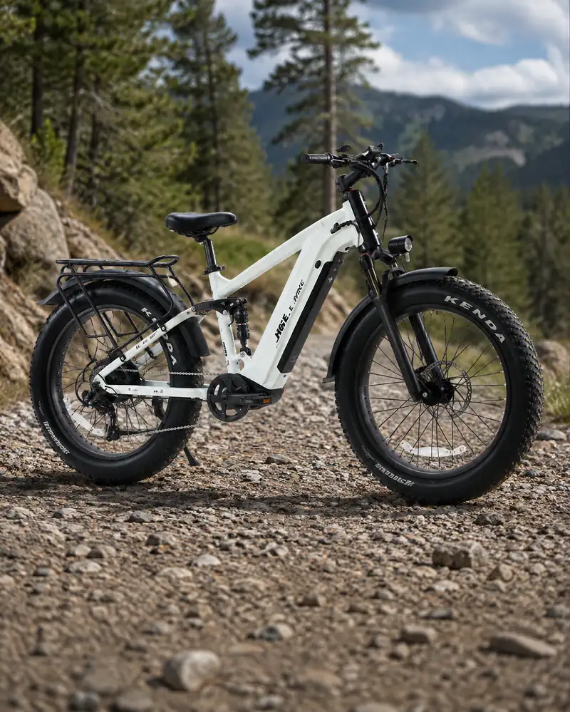 Fat tire electric bike outdoor adventure