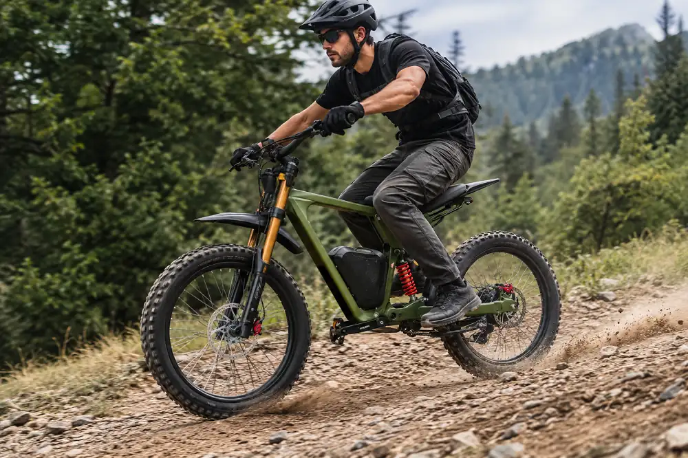 JSL037CC moped style electric bike
