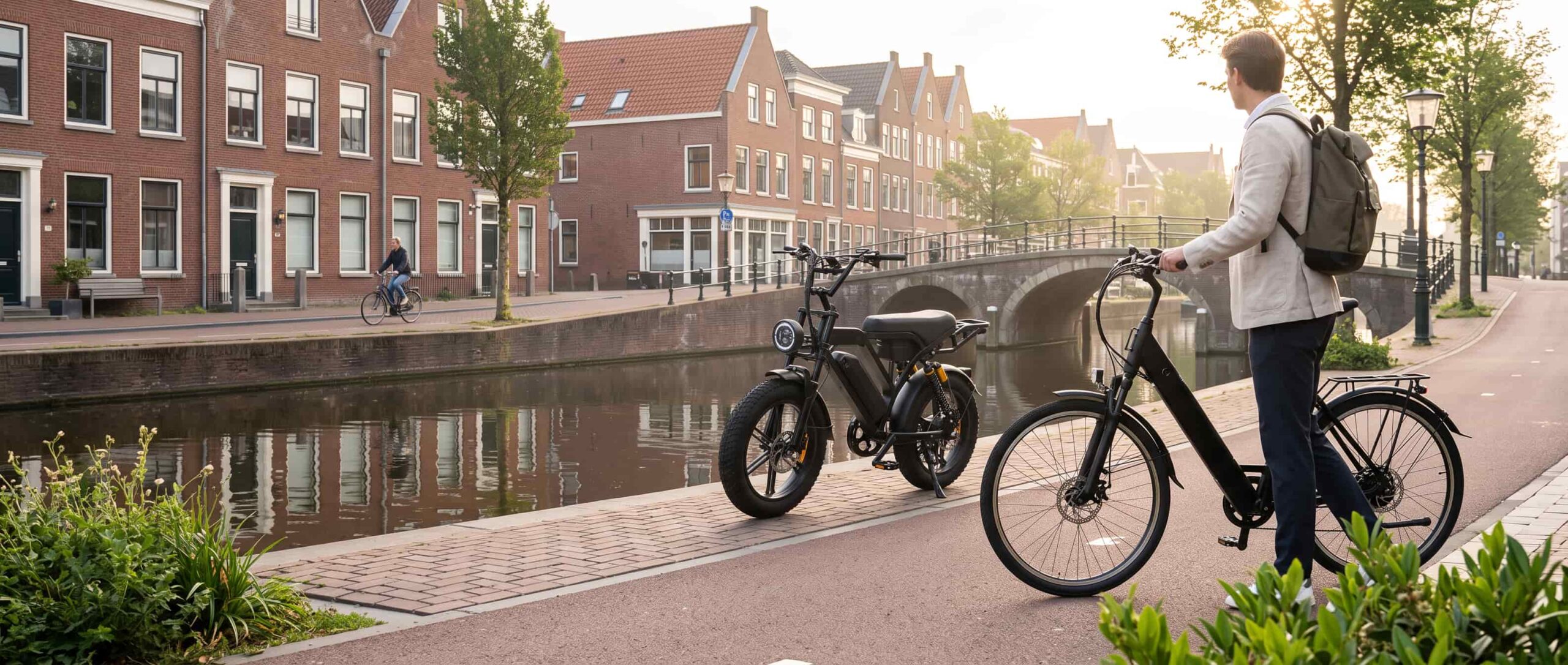 Urban electric bike in the Netherlands